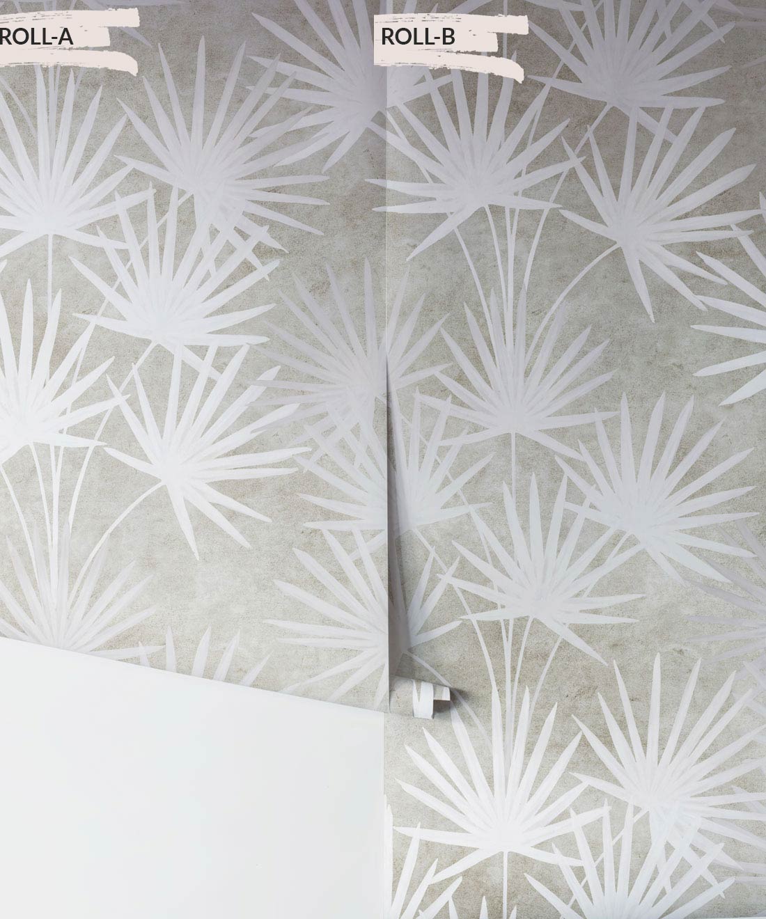 Oriental Palm Wallpaper, Beige