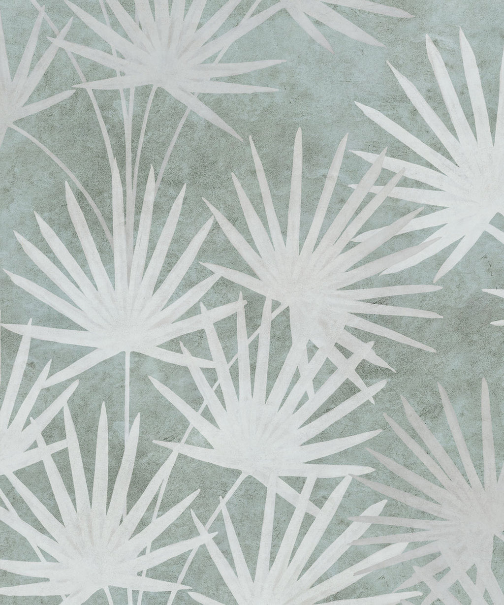 Oriental Palm Wallpaper, Ocean Spray