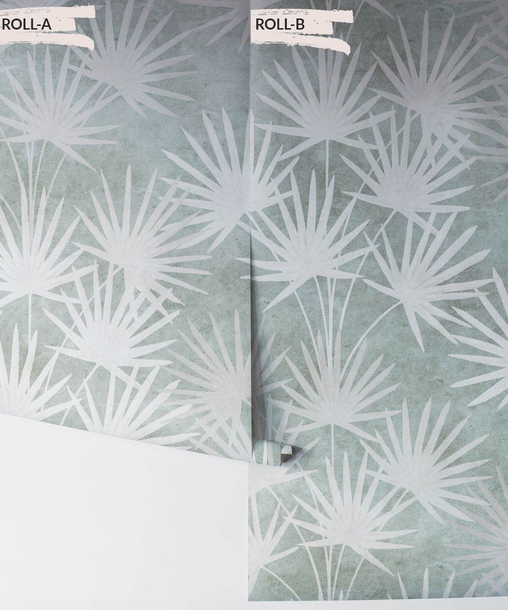 Oriental Palm Wallpaper, Ocean Spray