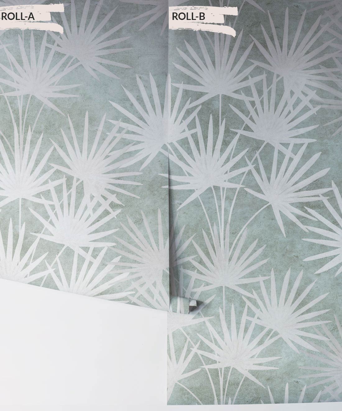 Oriental Palm Wallpaper, Ocean Spray