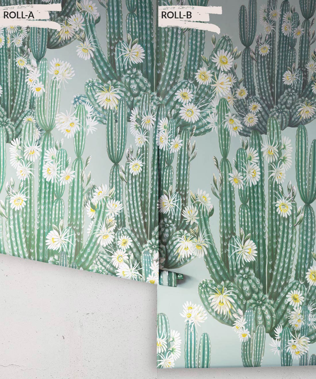 San Pedro Wallpaper, Green Aqua