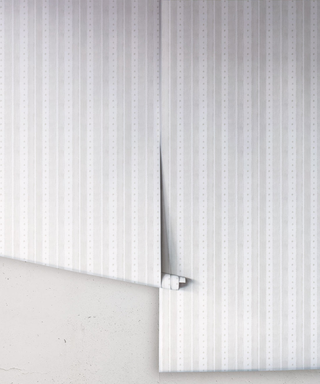 Star Stripe Wallpaper, Beige