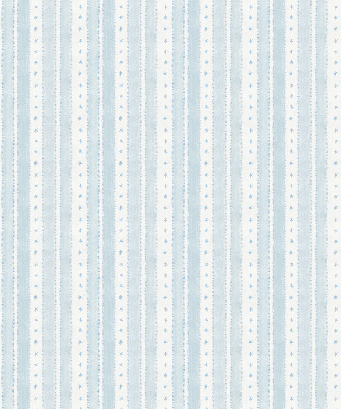 Star Stripe Wallpaper, Dusty Blue
