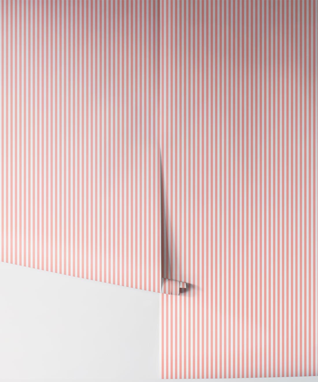 Candy Stripe Wallpaper, Pink