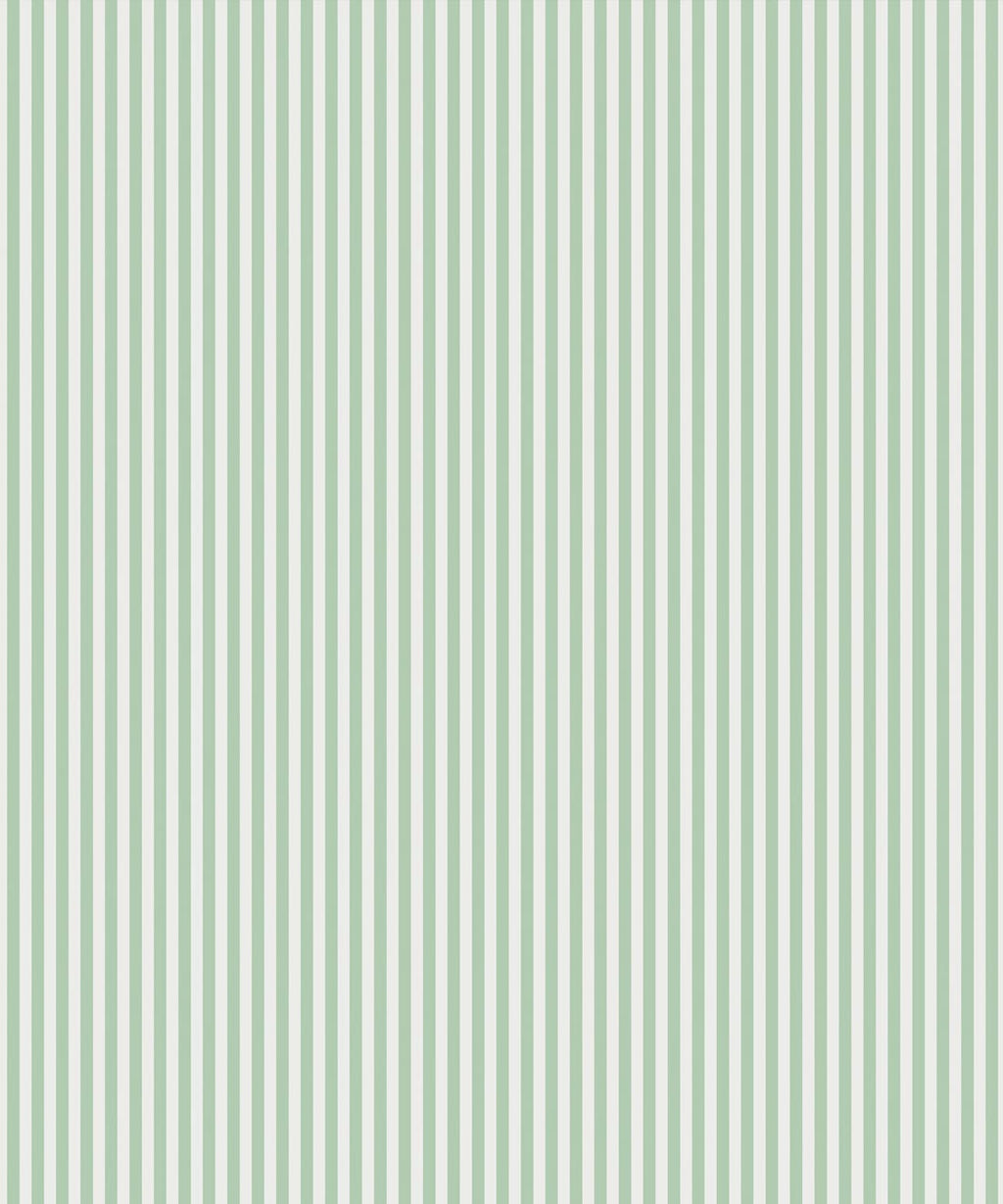 Candy Stripe Wallpaper, Sea Spray