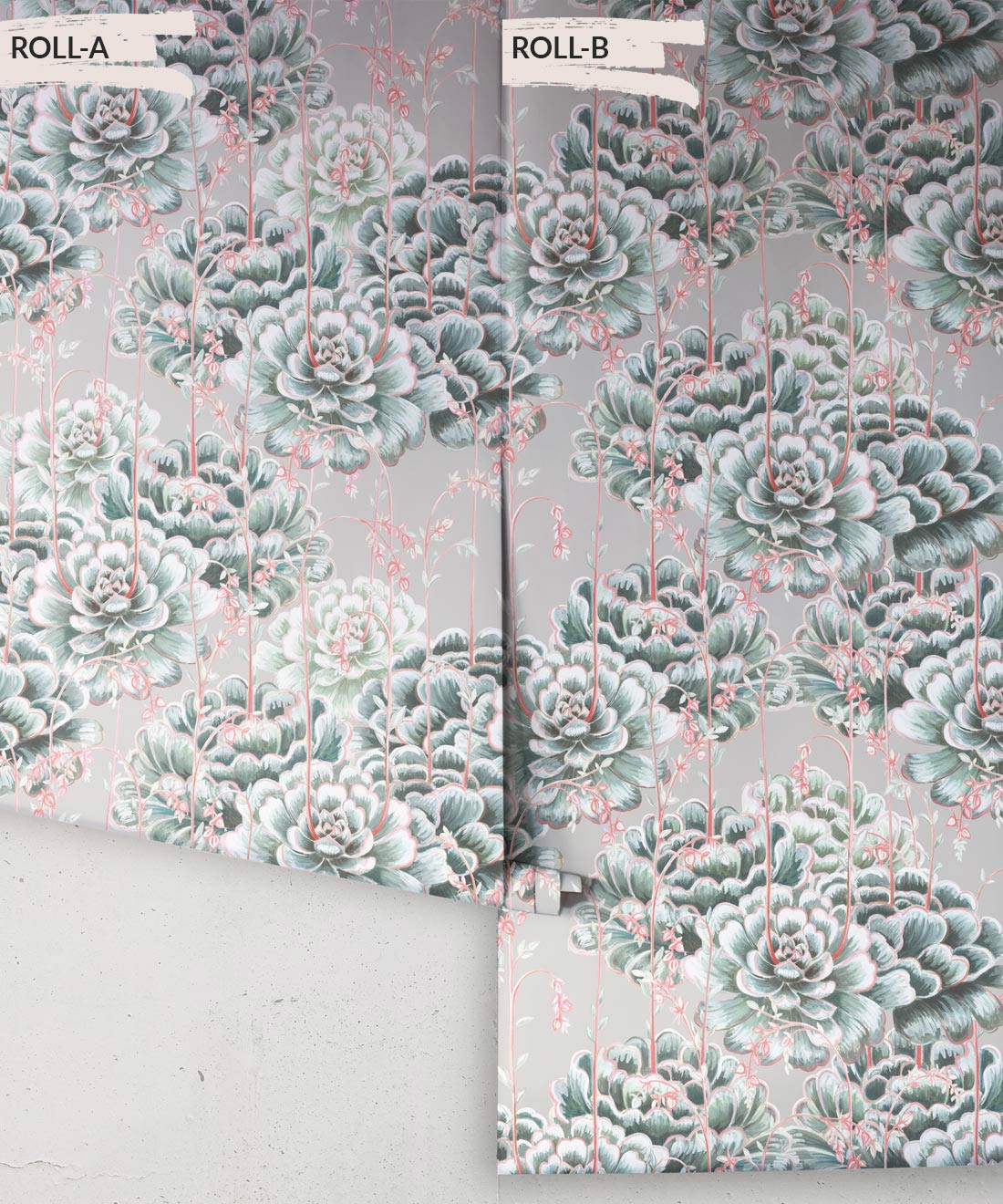 Succulents Wallpaper, Sage