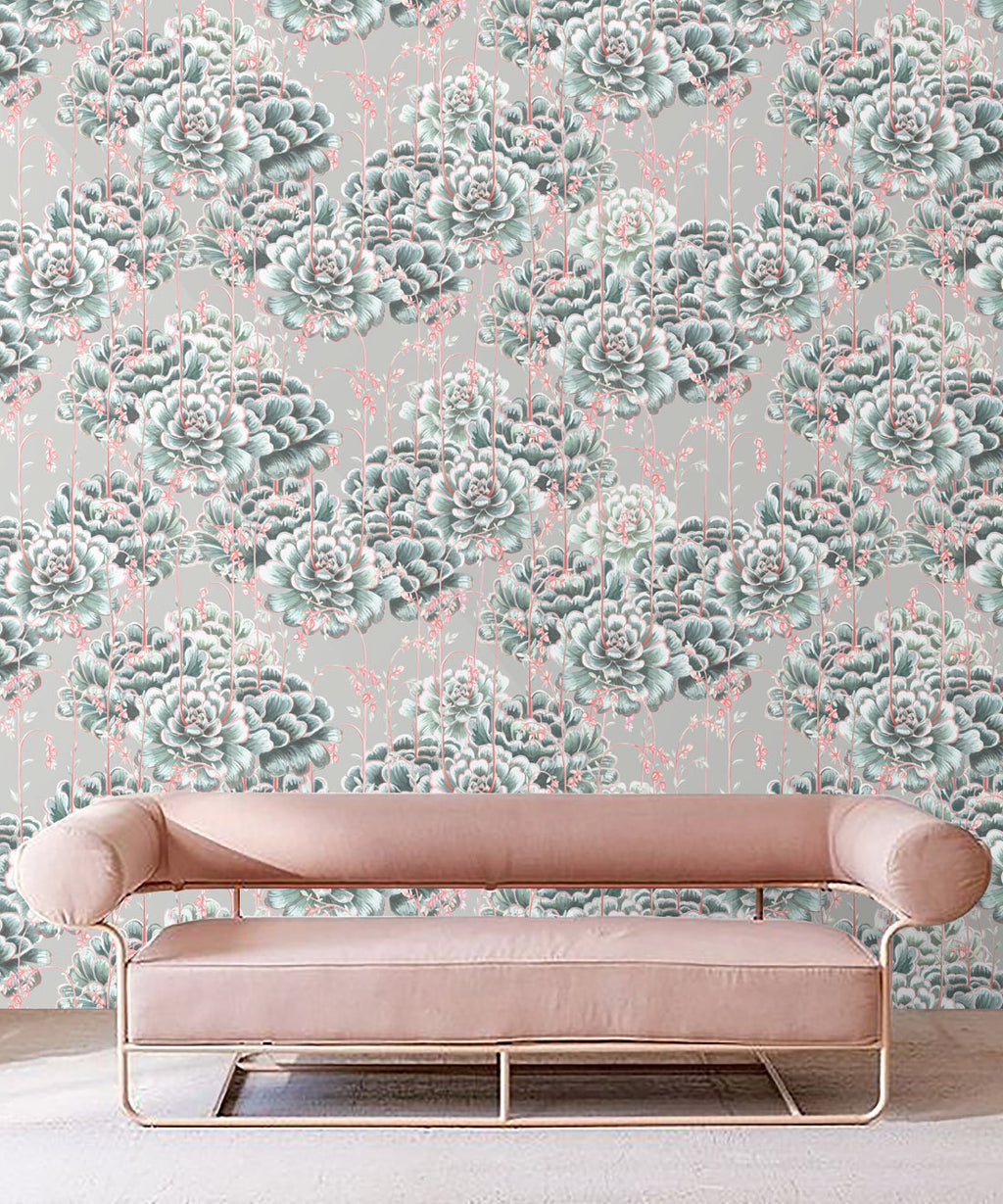 Succulents Wallpaper, Sage
