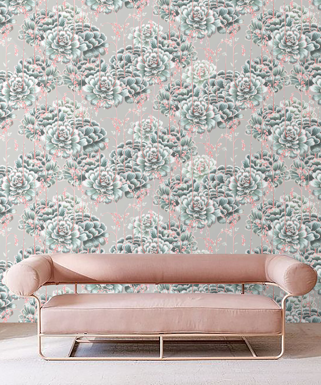 Succulents Wallpaper, Sage