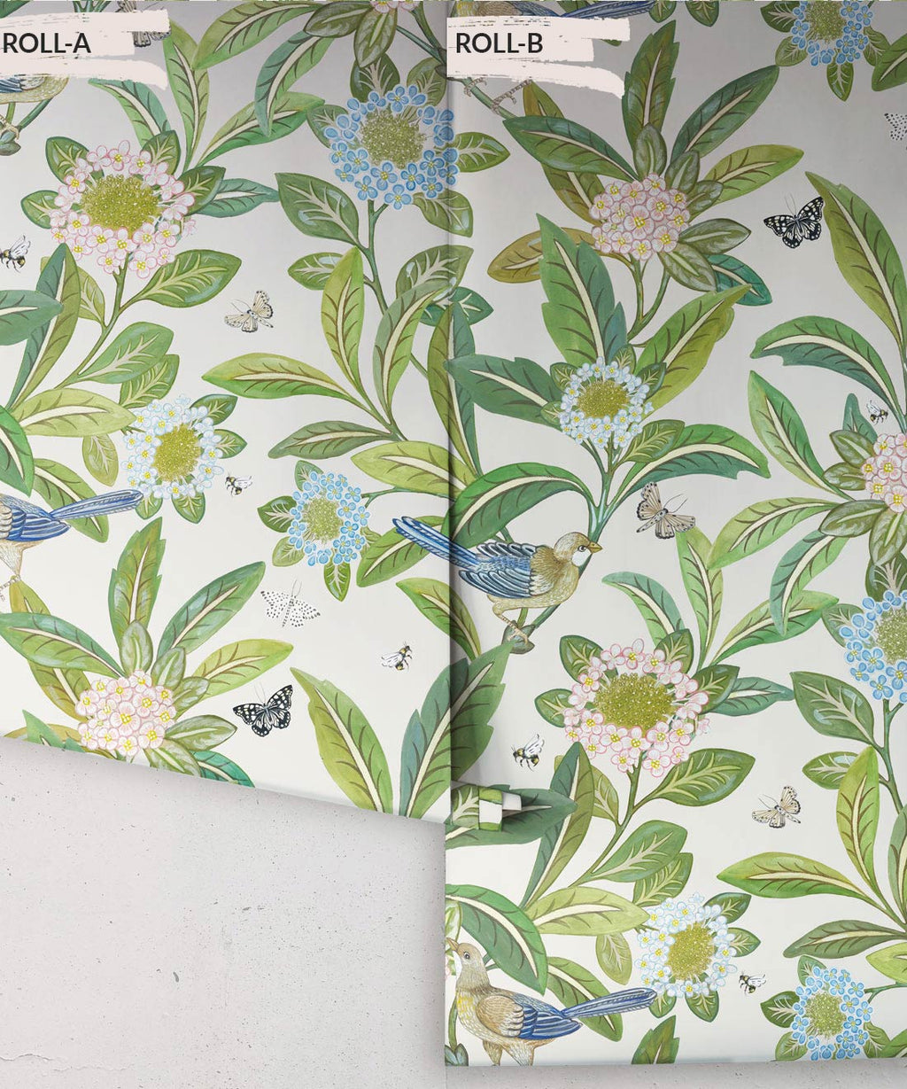 Sunny Garden Wallpaper, Ivory