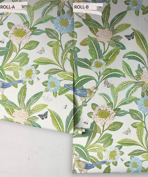 Papel tapiz Sunny Garden, marfil
