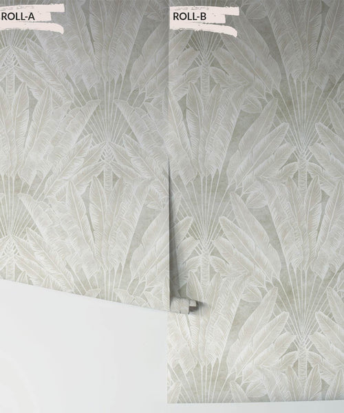 Travelers Palm-tapet, beige
