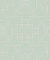Trellis Wallpaper, Aqua