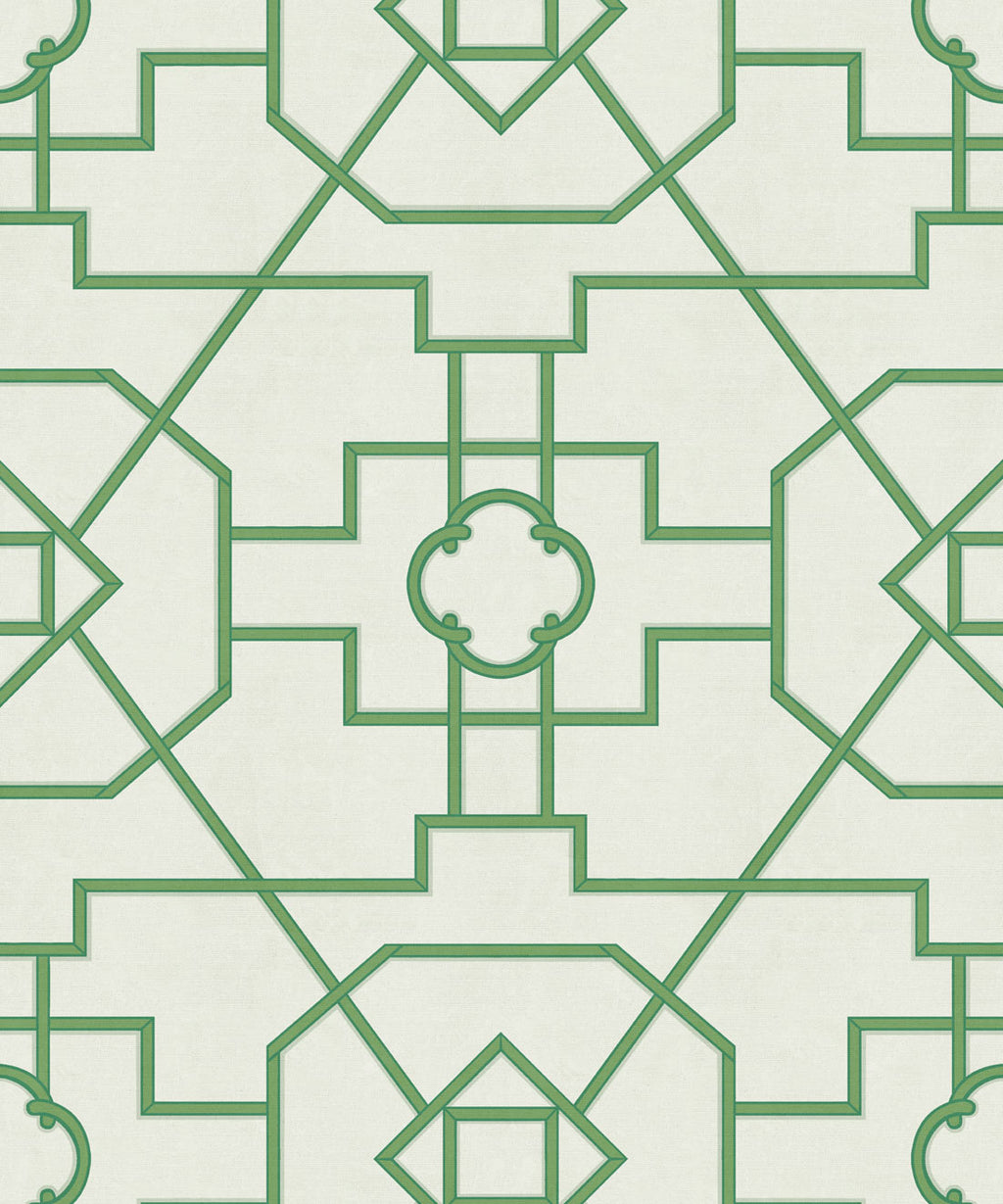 Trellis Wallpaper, Ivory