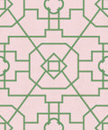 Trellis Wallpaper, Pink