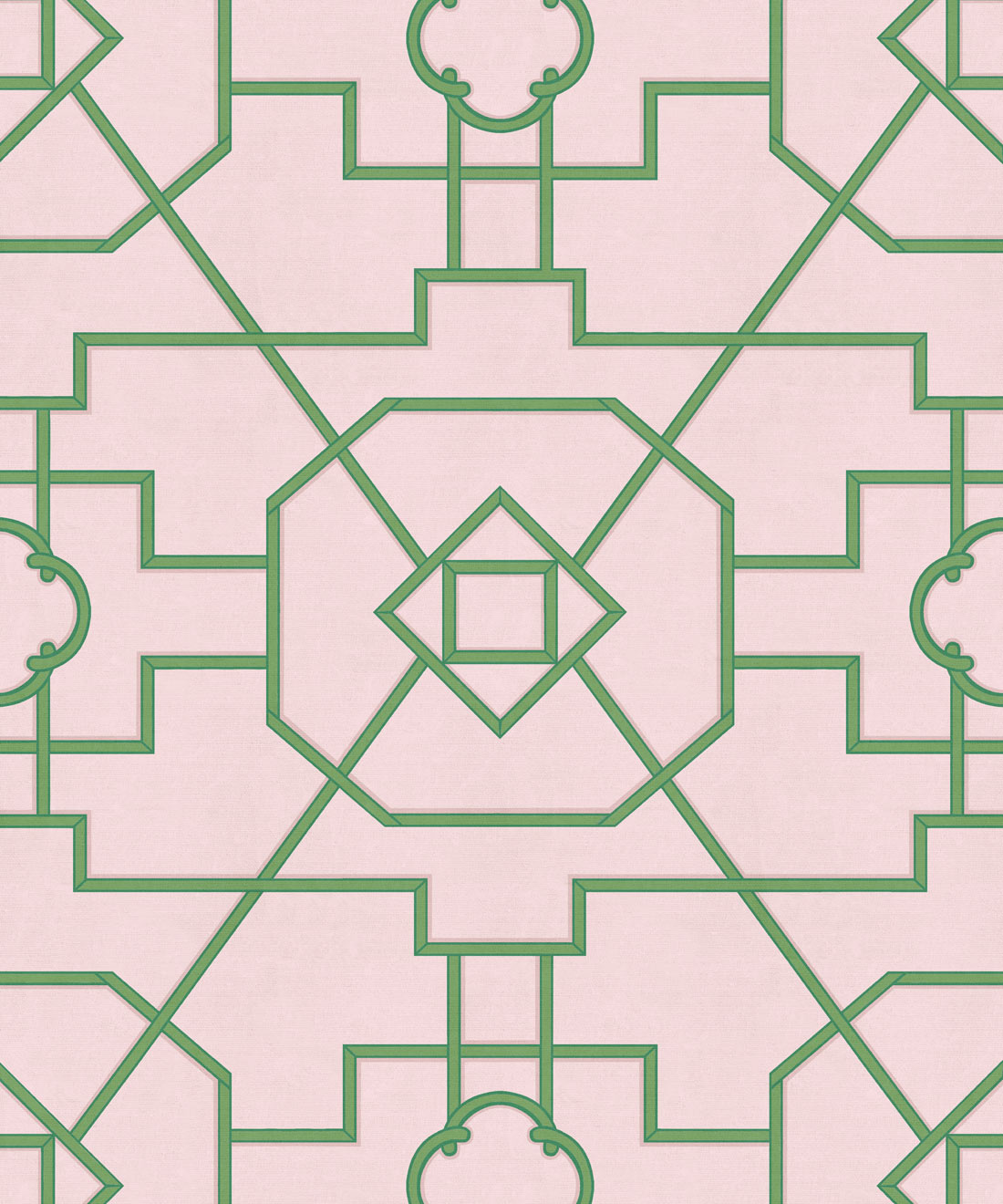 Trellis Wallpaper, Pink
