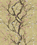 Plum Blossom Wallpaper, Gold