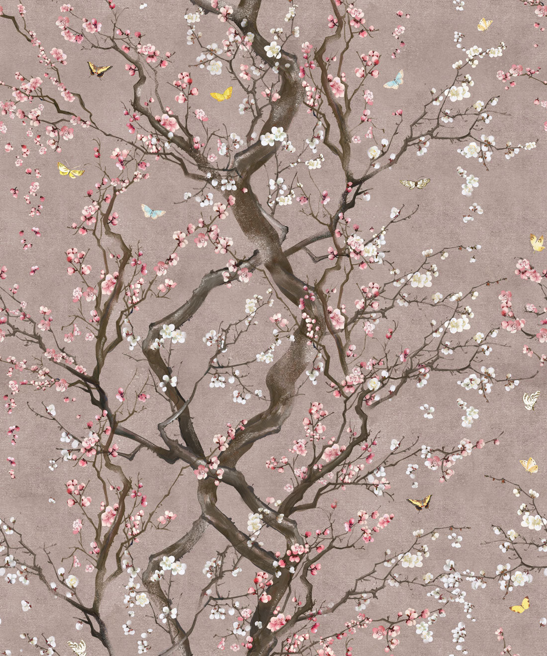 Plum Blossom Wallpaper, Lavender