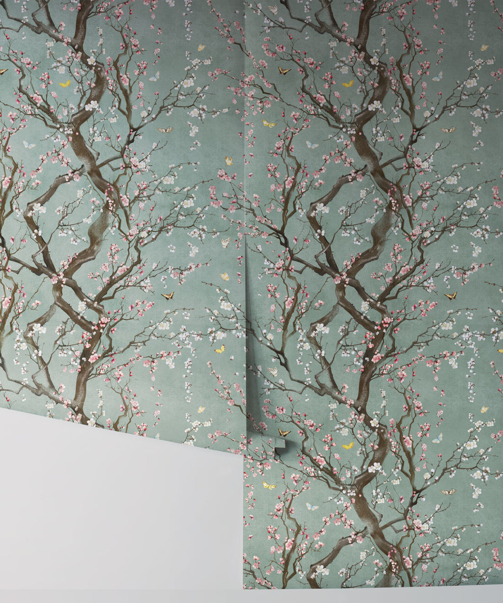 Plum Blossom Wallpaper, Peacock