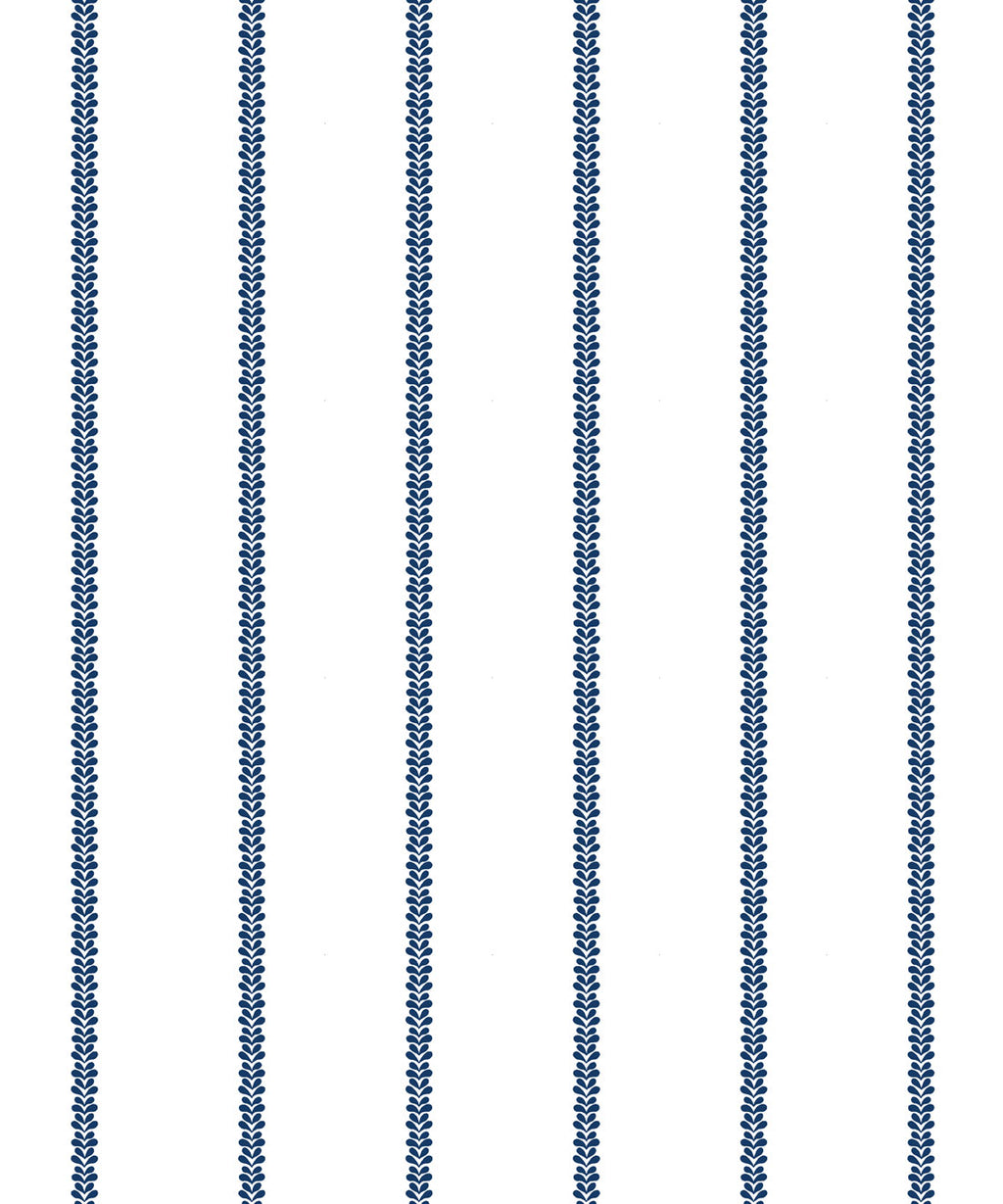 Chemin Wallpaper, Royal Blue