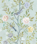 Chinoiserie Wallpaper, Aqua