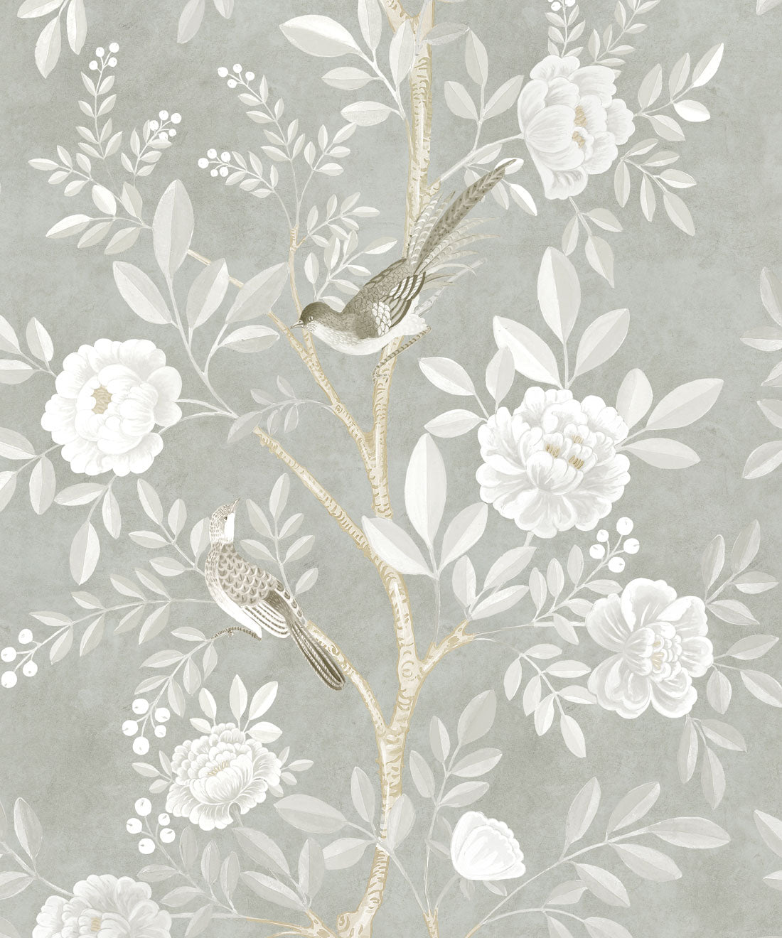 Chinoiserie Wallpaper, Linen