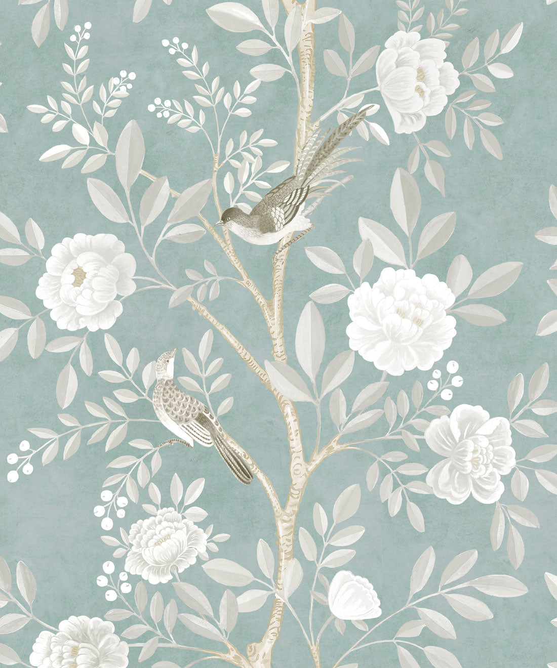 Chinoiserie Wallpaper, Milk Green