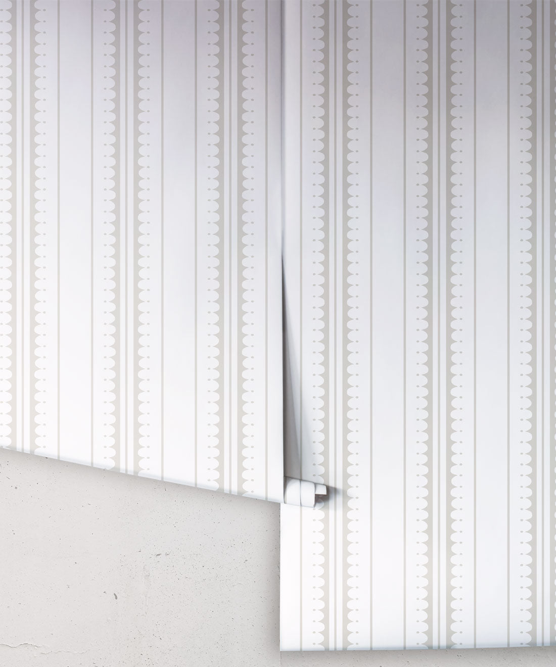 Coquille Wallpaper, Beige