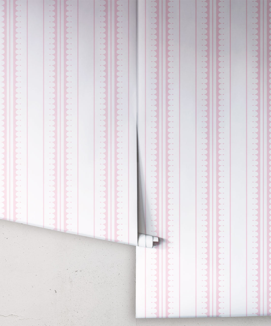 Coquille Wallpaper, Blush