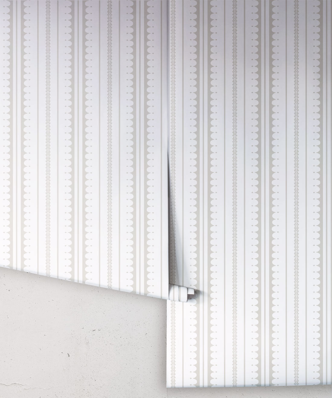 La Grand Coquille Wallpaper, Beige