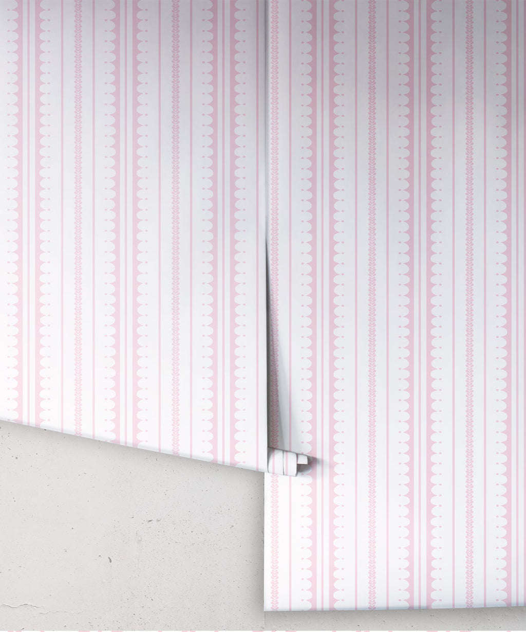 La Grand Coquille Wallpaper, Blush