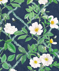 Treillage Wallpaper, Royal Blue