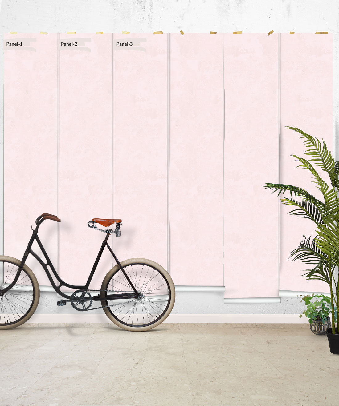 Toile de Fond Mural, Rose