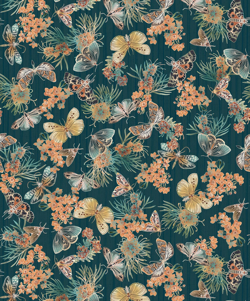 Moth Wallpaper, Deep Ocean