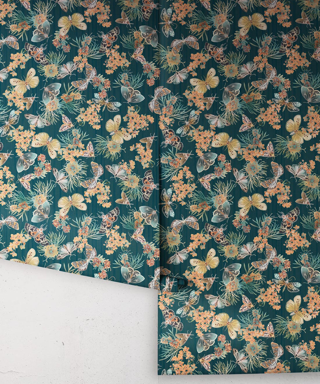 Moth Wallpaper, Deep Ocean