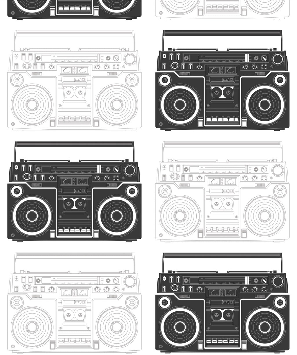 Boom Box Wallpaper, Original
