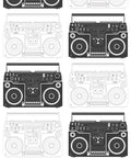Boom Box Wallpaper, Original