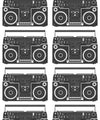 Boom Box Wallpaper, Solid