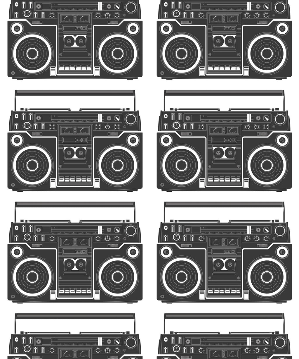 Boom Box Wallpaper, Solid