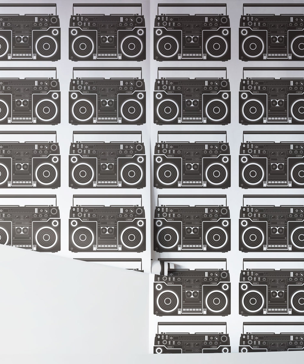 Boom Box Wallpaper, Solid
