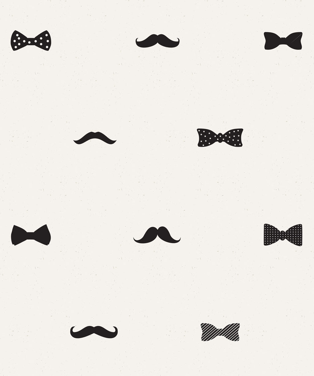 Bow Ties & Mustaches Wallpaper
