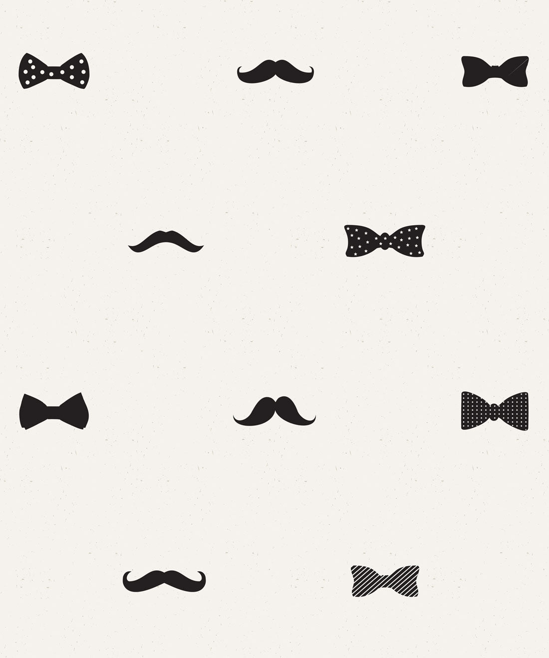 Bow Ties & Mustaches Wallpaper