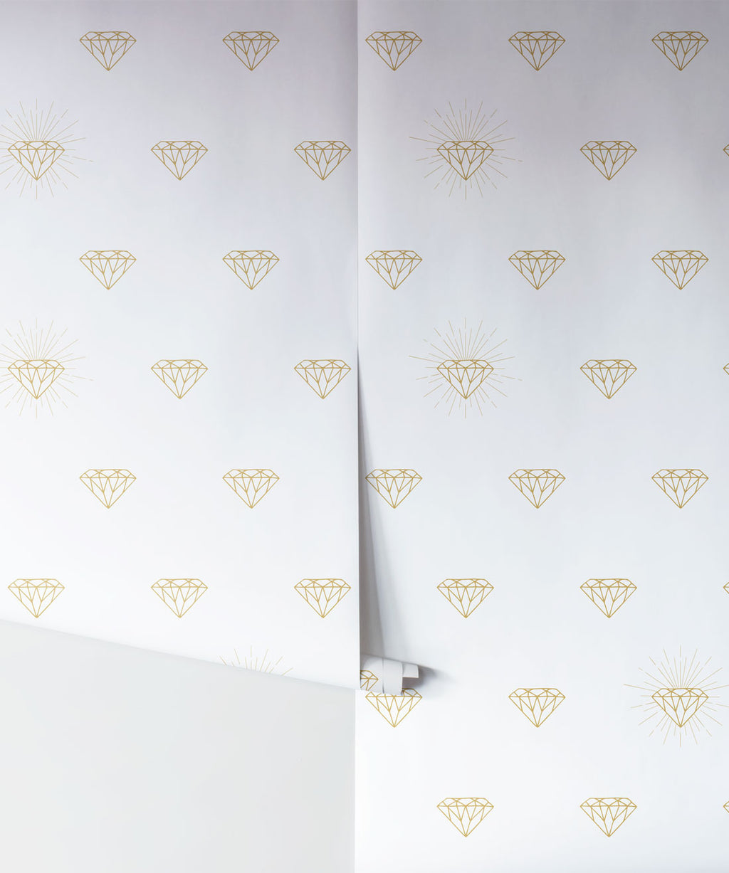 Gold Diamonds Wallpaper