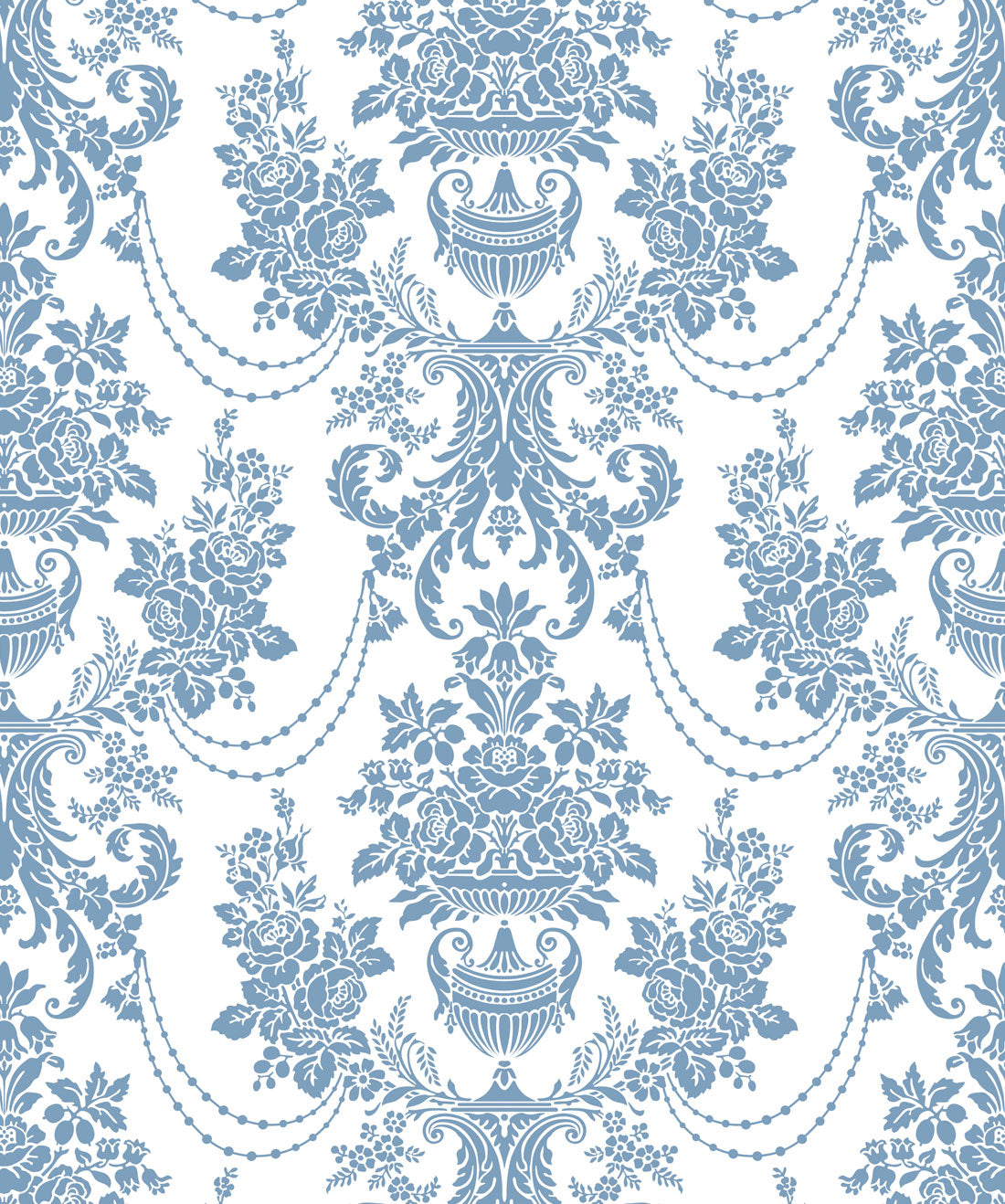 Imperial Wallpaper, Dusk Blue