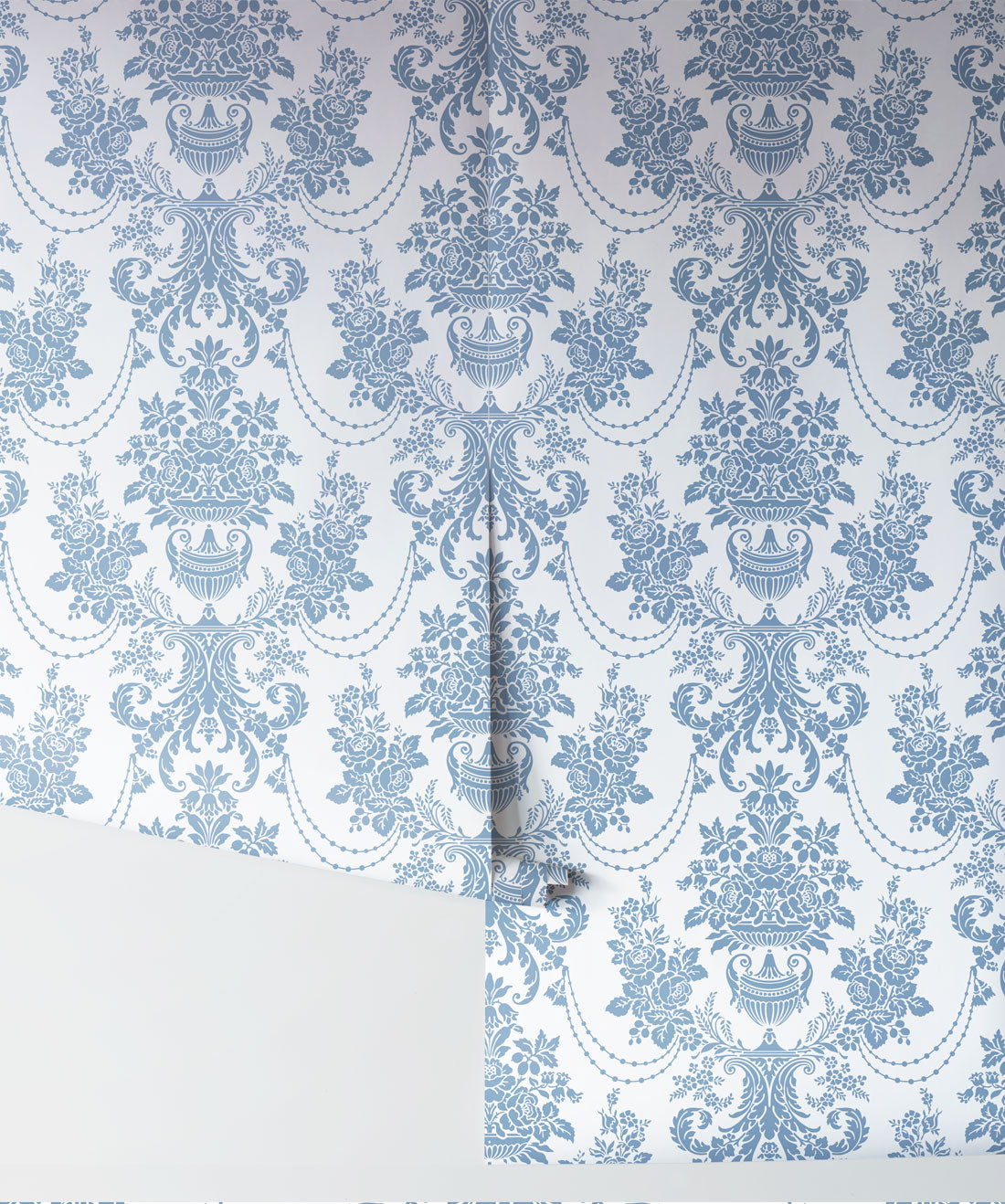 Imperial Wallpaper, Dusk Blue