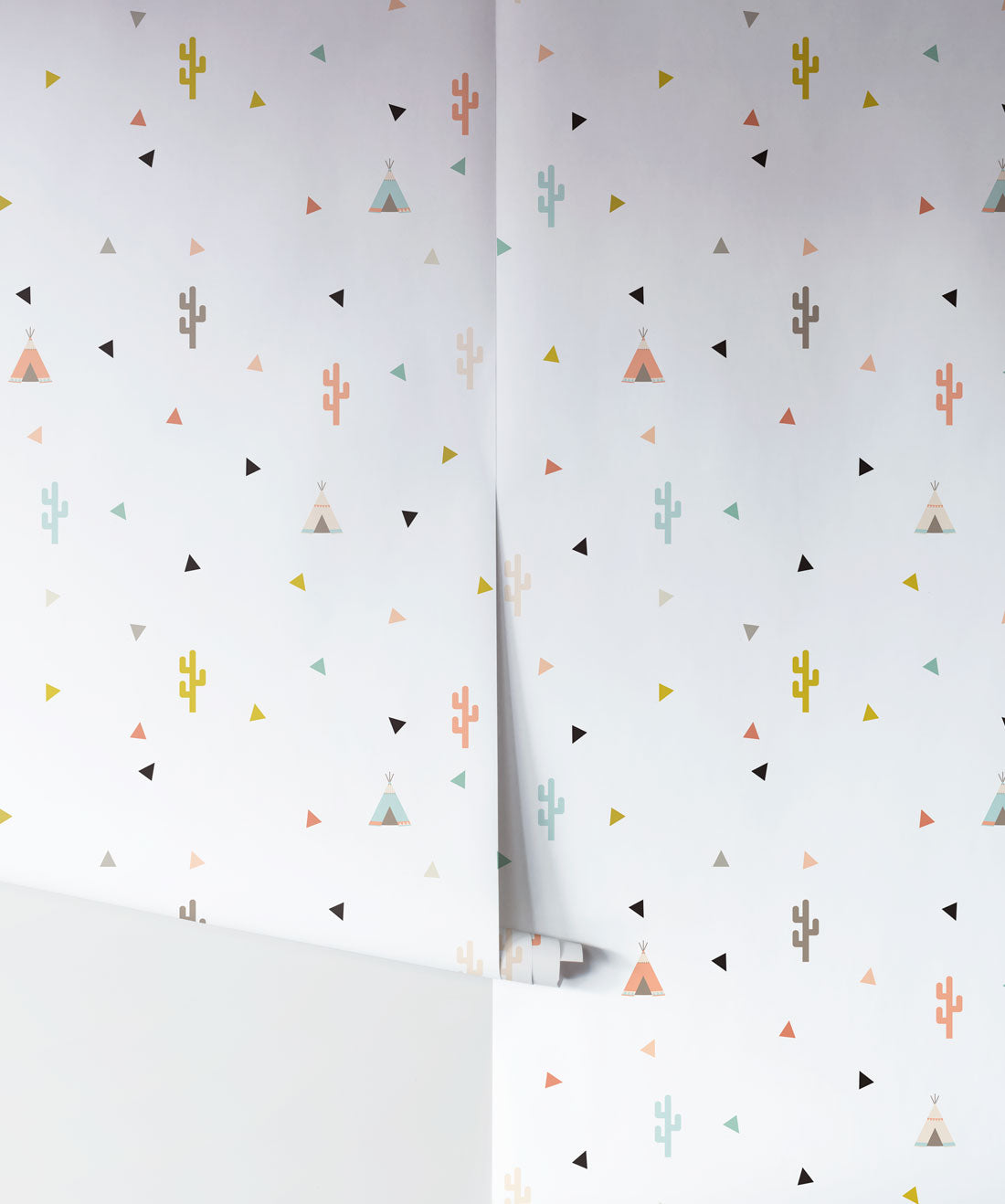 Teepee & Cactus Wallpaper