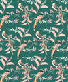 Birds Of Paradise Wallpaper, Green Vogue