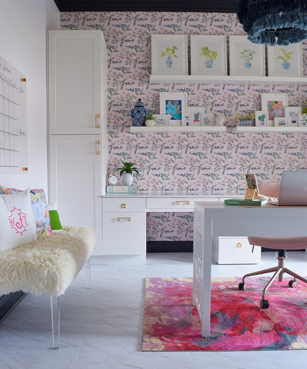 Birds Of Paradise Wallpaper, Pink Lady