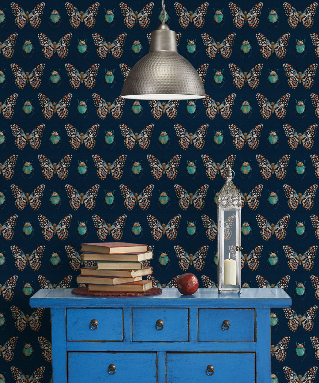 Beetle & Butterfly Wallpaper