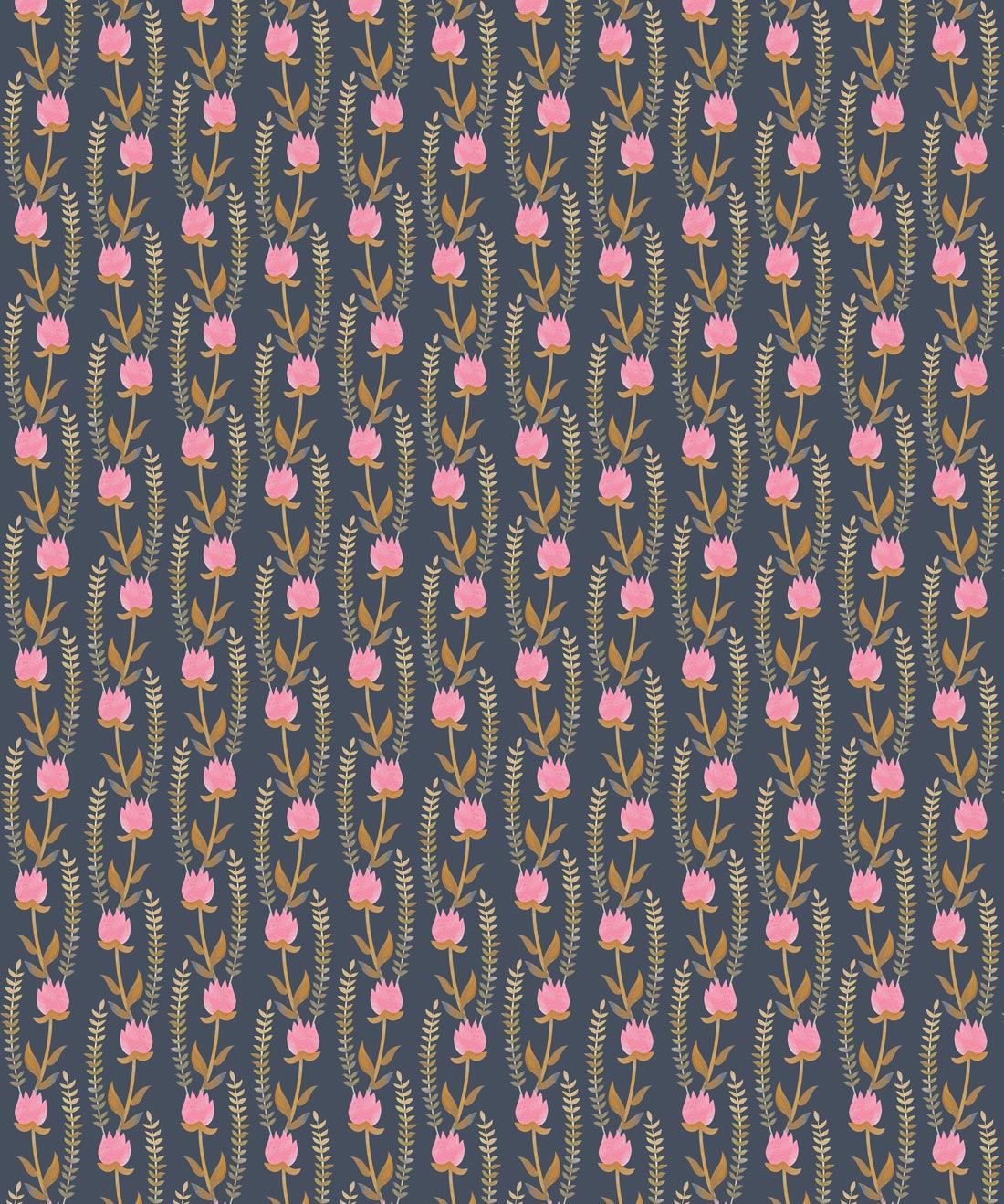 Clover Fields Wallpaper, Golden Sunset