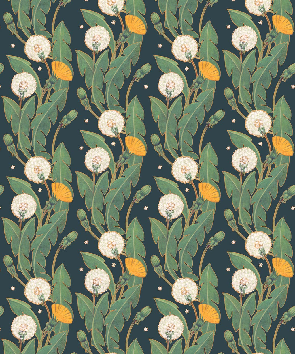 Dandelions Wallpaper, Summer Nights